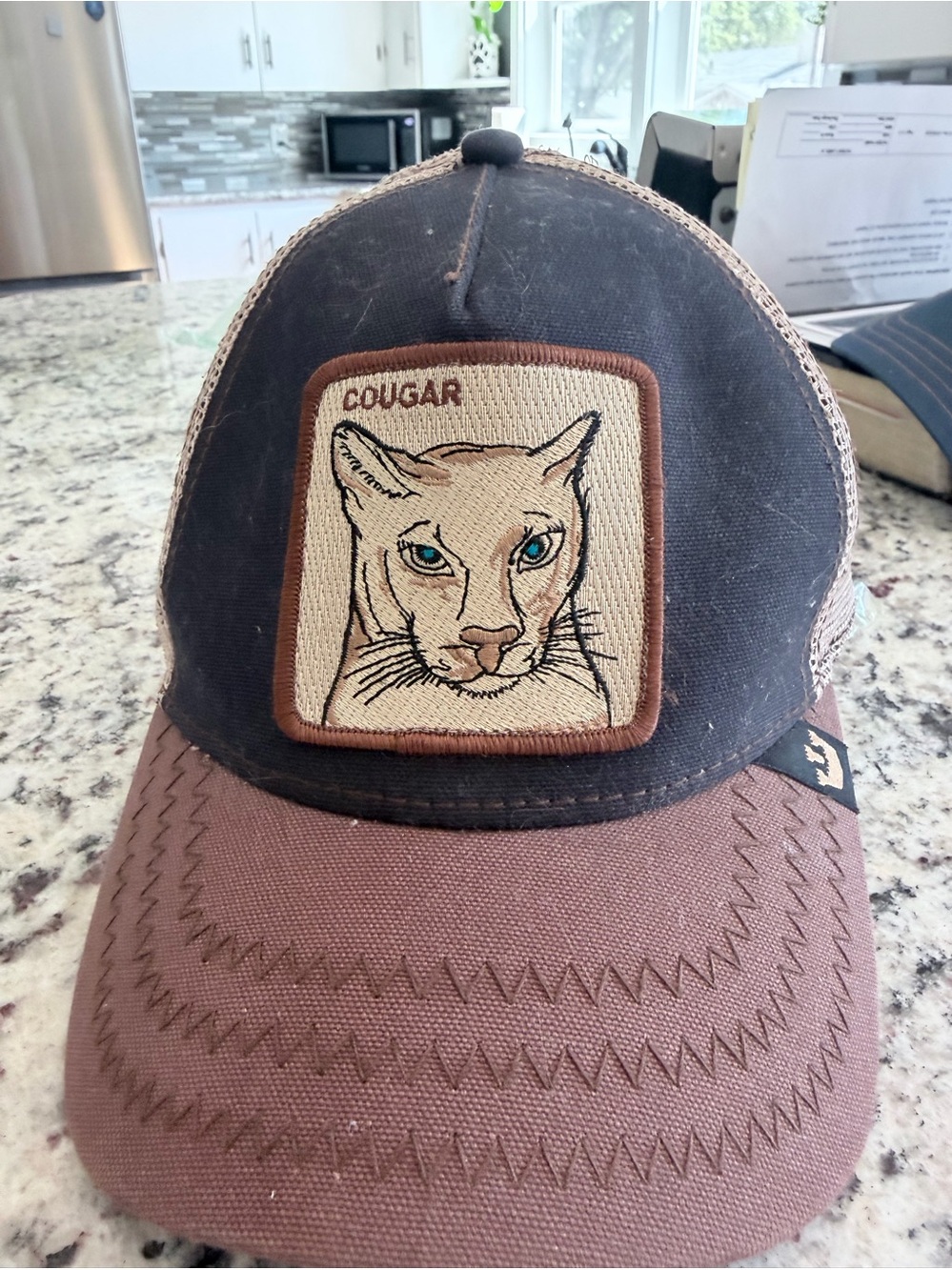 Goorin Bros. Cougar Town Trucker Hat - Brown and Black